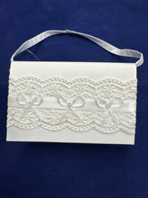 Load image into Gallery viewer, Girls white satin & Lace communion bag - Fifi