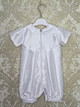 Load image into Gallery viewer, Ethan Christening Romper | Christening Outfits for Boys | Cottage Kids | boys christening outfit | christening outfit for boys | Ethan Boys Christening Romper | Cottage Kids