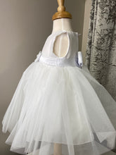 Load image into Gallery viewer, Cindy white Flowergirl or Christening
