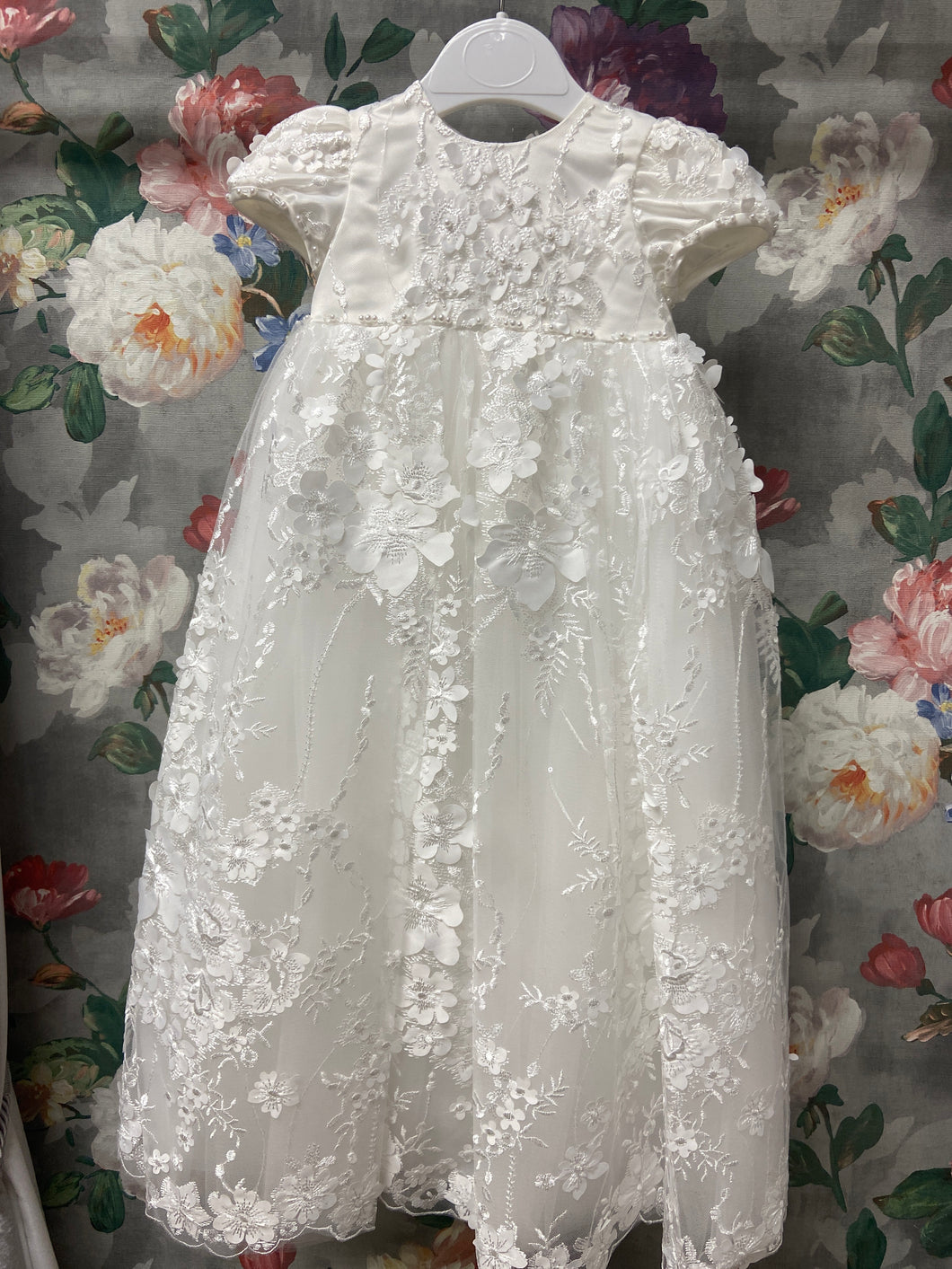 Rachel Christening Gown in Ivory.