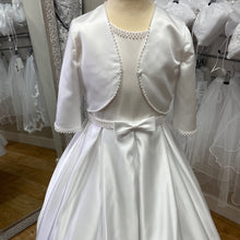 Load image into Gallery viewer, Sarah Louise Grace Satin Holy Communion Dress &amp; Bolero 090086
