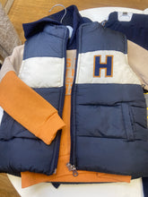 Load image into Gallery viewer, Hashtag 3 piece gilet, hoody and track bottoms for younger boy - 243835
