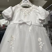 Load image into Gallery viewer, Sarah Louise baby girl white Christening Gown with matching Bonnet -001054- Malina
