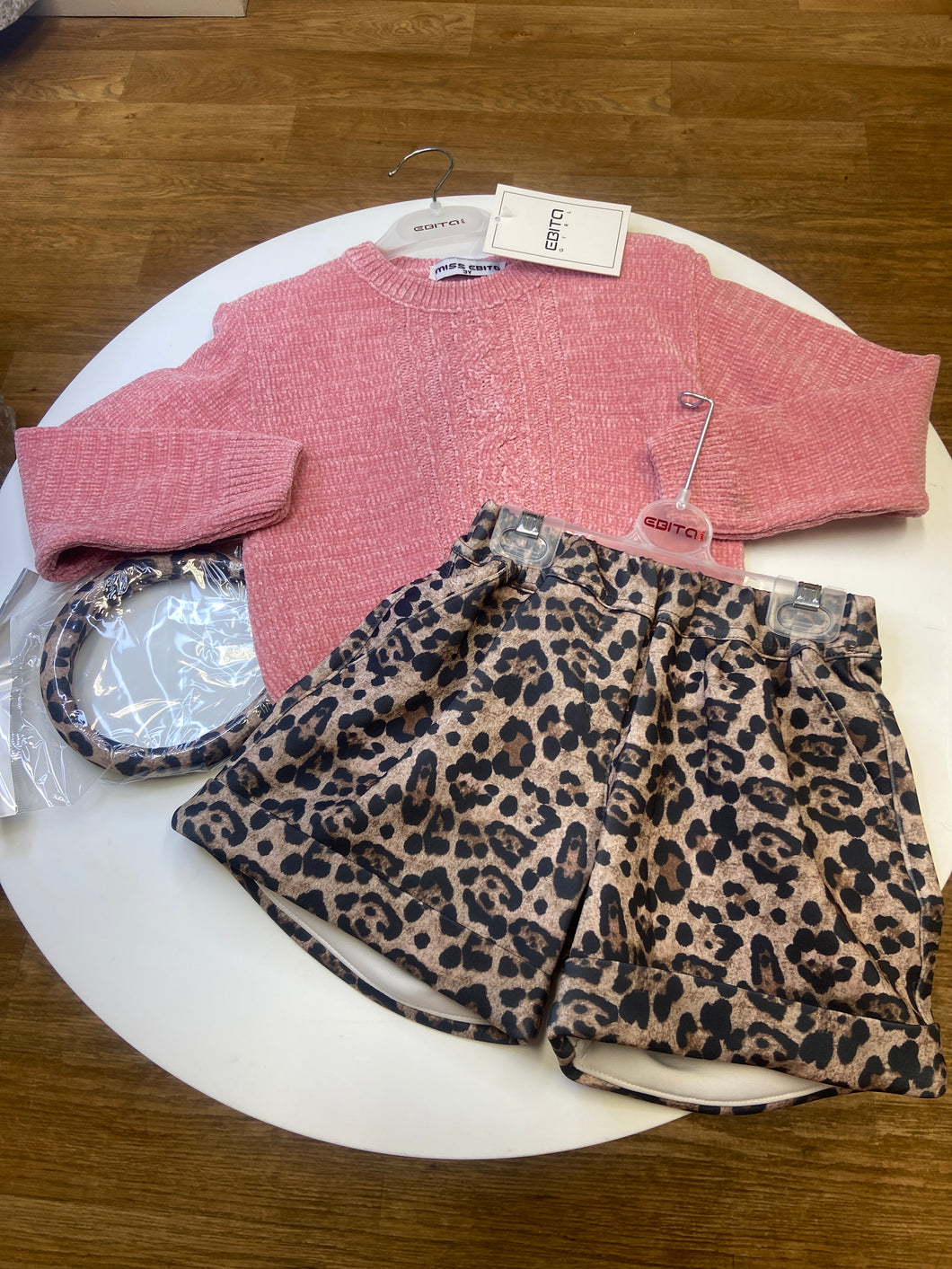 Ebita younger girl 3 piece short, jumper and hairband set 255210