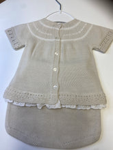 Load image into Gallery viewer, PEX baby girl top and pant set in natural - Meredith

