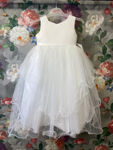 Load image into Gallery viewer, Sabrina ivory flower girl dress
