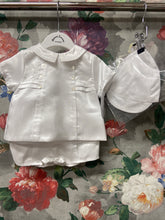 Load image into Gallery viewer, Sarah Louise Baby Boy Christening 3 piece romper set - Jack

