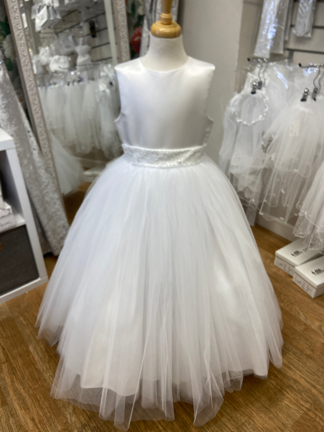 ZARA SLEEVELESS HOLY COMMUNION DRESS