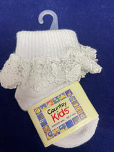 Load image into Gallery viewer, Butterfly baby girl socks by Country Kids
