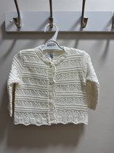 Load image into Gallery viewer, Knitted Baby Cardigan in Ivory - 1000
