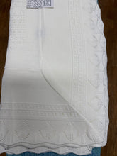 Load image into Gallery viewer, Pex white NOVA unisex Shawl suitable for Christening
