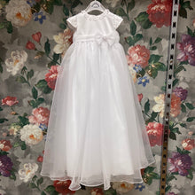 Load image into Gallery viewer, Sarah Louise baby girl christening gown white with bonnet- Jessica 001055.
