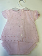 Load image into Gallery viewer, PEX baby girl 2 piece knitted pant set in pink - Miranda
