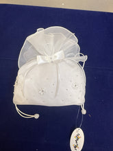 Load image into Gallery viewer, Girls white chiffon Communion Bag -CB028
