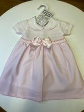 Load image into Gallery viewer, PEX baby girl pink and white dress - Harper

