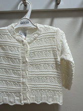 Load image into Gallery viewer, Knitted Baby Cardigan in Ivory - 1000
