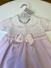 Load image into Gallery viewer, PEX baby girl pink and white dress - Harper
