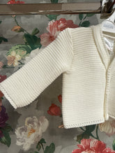 Load image into Gallery viewer, Knitted Baby Cardigan in Ivory - 4000
