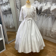 Load image into Gallery viewer, Sarah Louise Grace Satin Holy Communion Dress &amp; Bolero 090086
