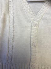 Load image into Gallery viewer, Baby boy milky white cardigan
