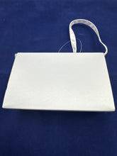 Load image into Gallery viewer, Girls white satin communion bag 6032
