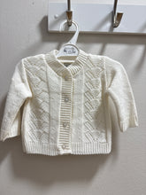 Load image into Gallery viewer, Knitted Baby Cardigan in Ivory - 3000
