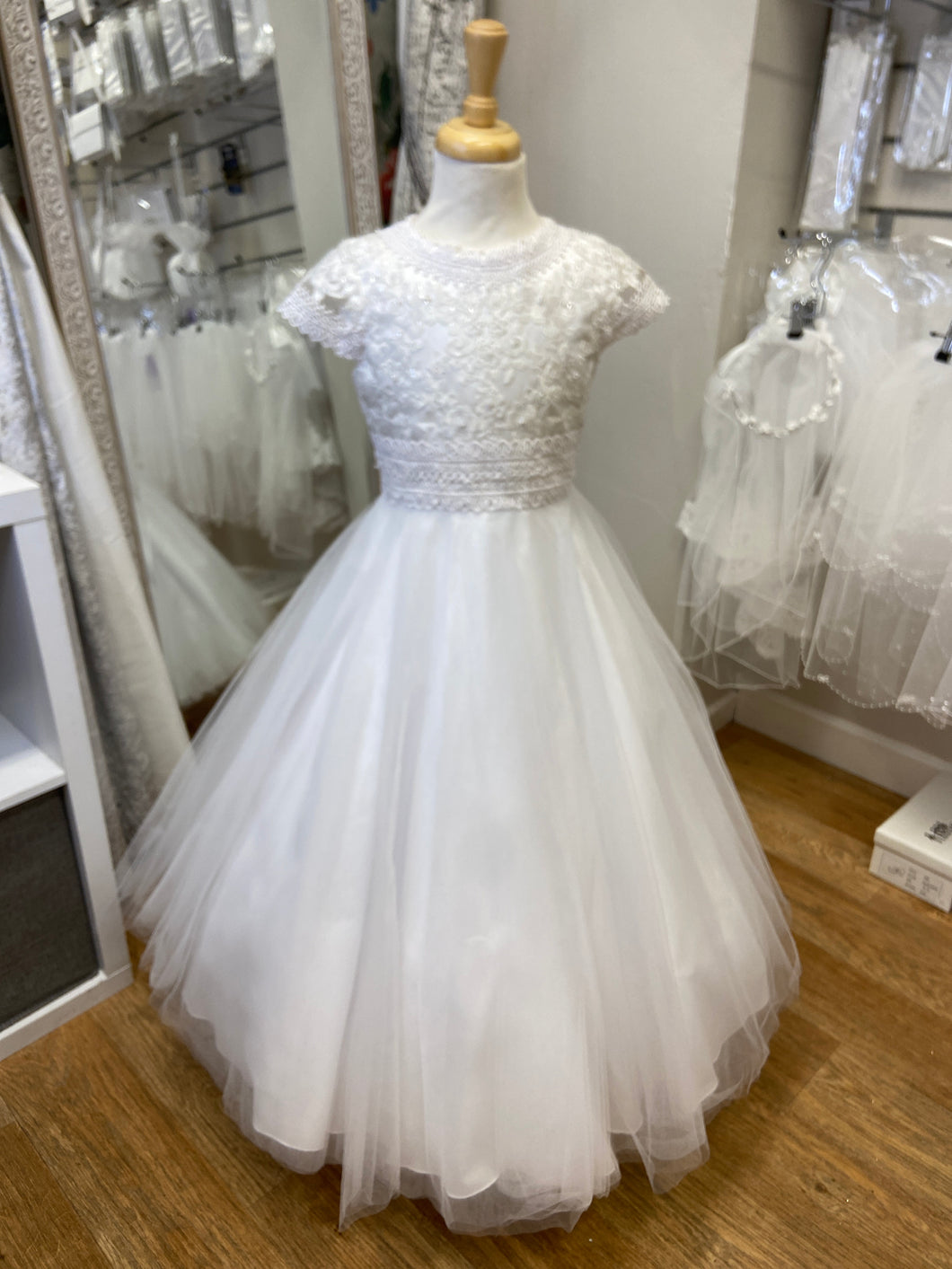 RUBY HOLY COMMUNION DRESS