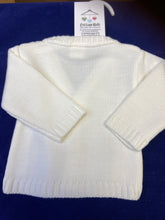 Load image into Gallery viewer, Baby boy milky white cardigan
