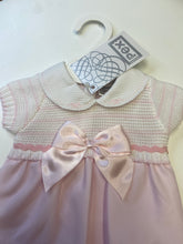 Load image into Gallery viewer, PEX baby girl pink and white romper - Harper
