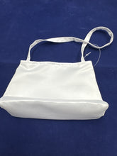 Load image into Gallery viewer, Girls white satin communion bag with lace &amp; satin bow detail cb109

