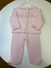 Load image into Gallery viewer, PEX pink baby girl knit 2 piece trouser set - Kate
