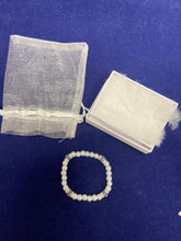 Load image into Gallery viewer, Girls bracelet -crystal and Pearl design
