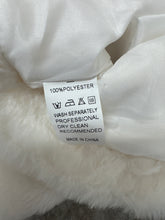 Load image into Gallery viewer, GABRIELLA Flowergirl faux fur ivory bolero jacket
