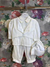 Load image into Gallery viewer, Toby Christening 3 Piece Suit in White
