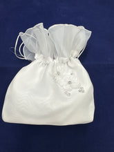 Load image into Gallery viewer, Girls white chiffon puff bag - Poppy
