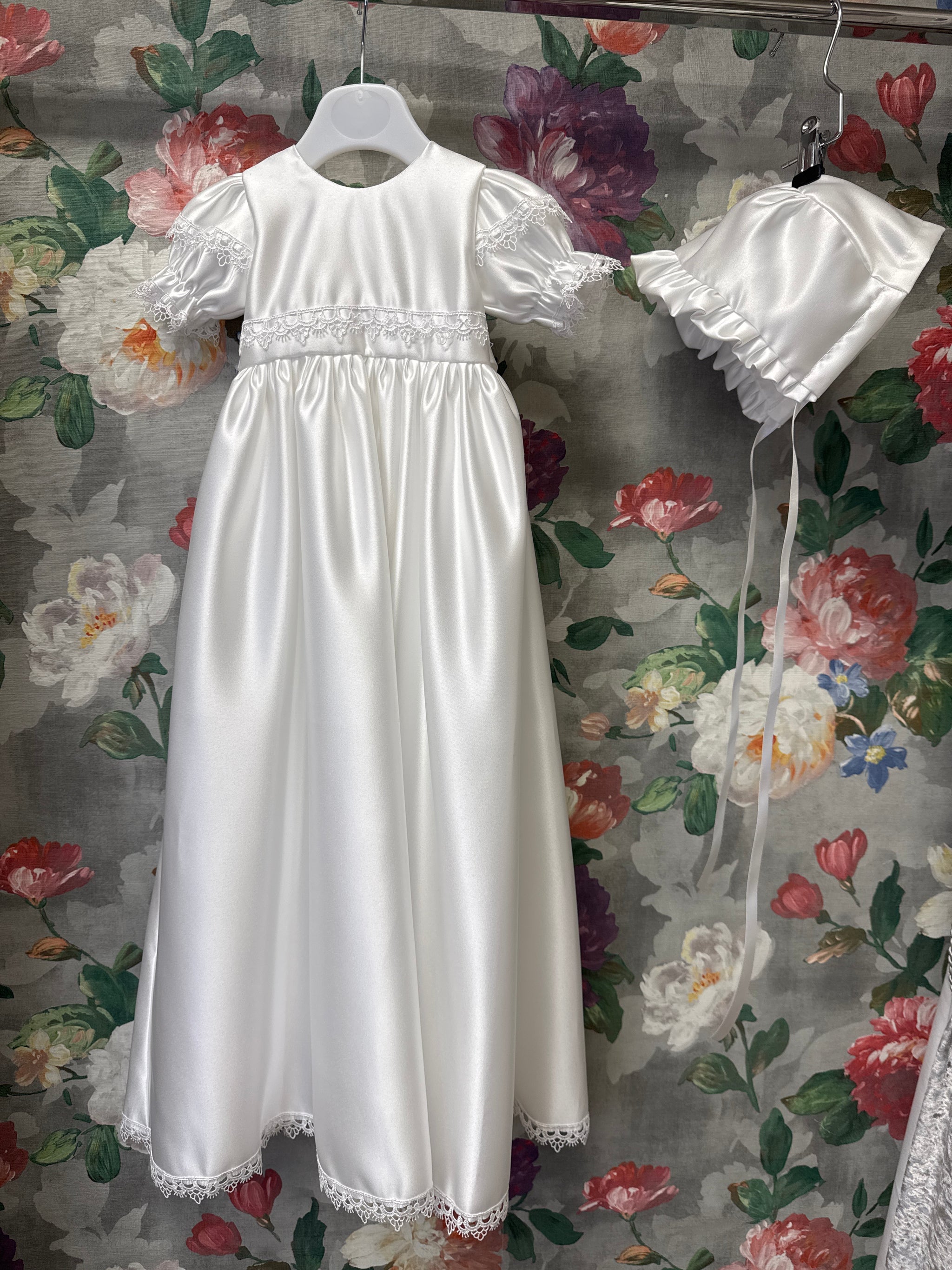 satin wedding dresses trumpet Justine