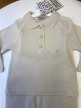 Load image into Gallery viewer, PEX baby boy 2 piece knitted set in trouser set in natural - Oliver
