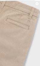Load image into Gallery viewer, Mayoral older boy beige chino trouser colour 32 Dark Topo
