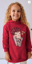 Load image into Gallery viewer, Mayoral girls hoody dress, red, 4928
