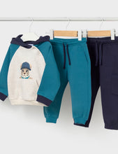 Load image into Gallery viewer, Mayoral baby boy 3 piece tracksuit set, 1 top, 2 bottoms 2834 colour 38 Alaska
