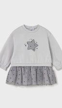 Load image into Gallery viewer, Mayoral baby girl combination dress 2912- grey/Pearl
