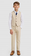 Load image into Gallery viewer, Cavani Camden beige boys 3 piece suit

