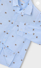 Load image into Gallery viewer, Mayoral boys blue shirt with puppy print 4146
