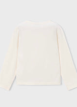 Load image into Gallery viewer, Mayoral girls bow print top 4034 colour 25 crd-rojo
