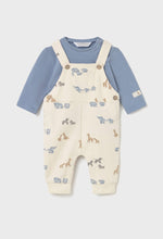 Load image into Gallery viewer, Mayoral baby boy printed dungaree set 2618
