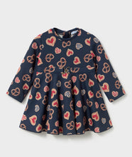 Load image into Gallery viewer, Mayoral baby girl dress 2947 navy print
