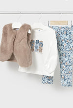 Load image into Gallery viewer, Mayoral baby girl gilet top &amp; legging set 2739
