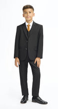 Load image into Gallery viewer, Cavani Malibu- Black 3 piece boys suit
