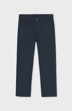 Load image into Gallery viewer, Mayoral older boy navy chino trouser 513 colour 37 Azul
