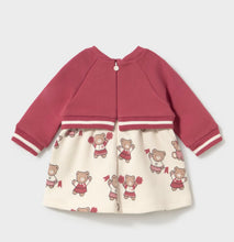 Load image into Gallery viewer, Mayoral baby girl print dress and cardigan all in one outfit 2827

